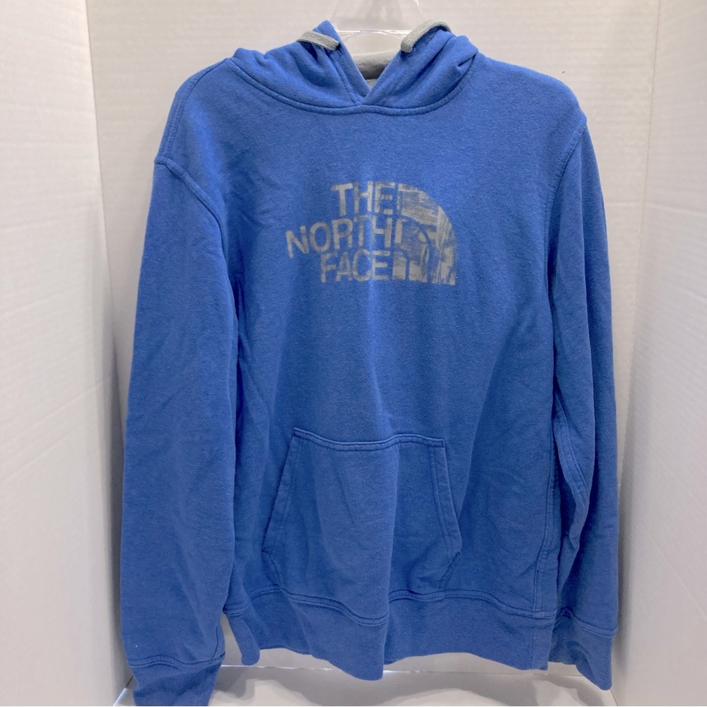 The North Face blue hoodie
